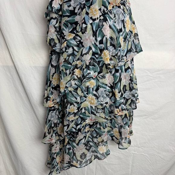 PETAL & PUP - AMREN DRESS - Floral One Shoulder Midi Dress Size 6 NWOT - Picture 10 of 12